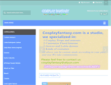 Tablet Screenshot of cosplayfantasy.com
